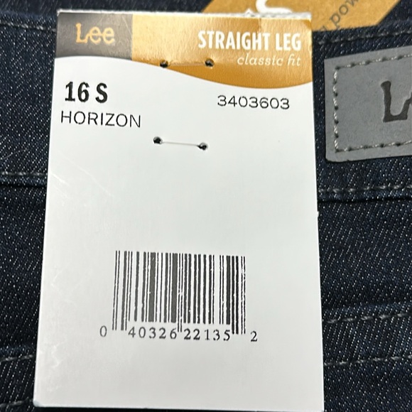 Lee Straight Leg stretch Classic Fit 16 Short Horizon - Picture 13 of 13